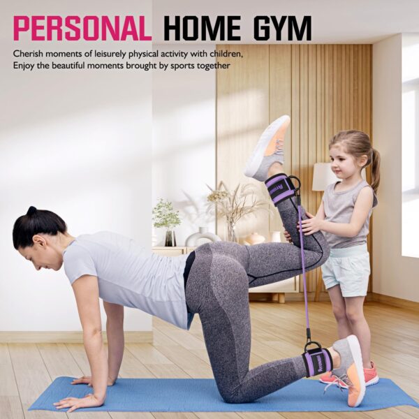 Ankle Resistance Bands with Cuffs, Home Gym Workout Equipmen...