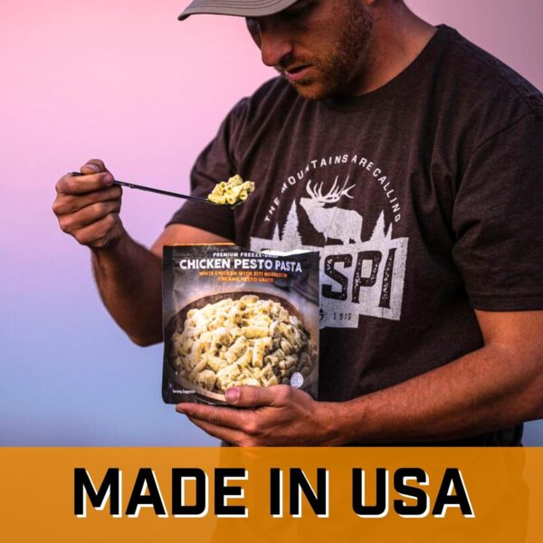Peak Refuel Chicken Pesto Pasta | Freeze Dried Backpacking a...