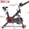 Sunny Health & Fitness Magnetic Belt Drive Indoor Cycling Bi...