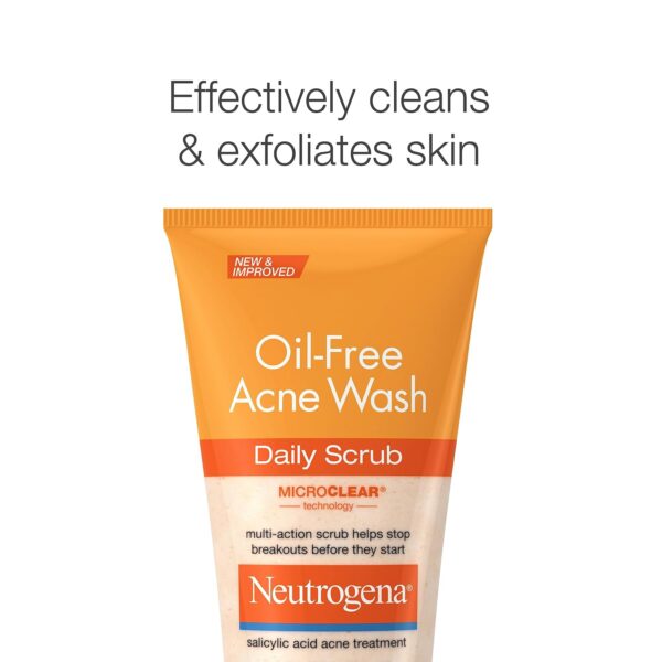 Neutrogena Oil-Free Acne Face Wash with 2% Salicylic Acid, D...