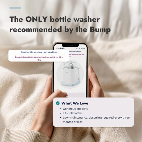 Papablic Bottle Washer Pro, Baby Bottle Washer & Sterilizer ...