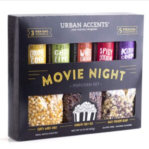 Urban Accents MOVIE NIGHT Popcorn Kernels and Popcorn Season...