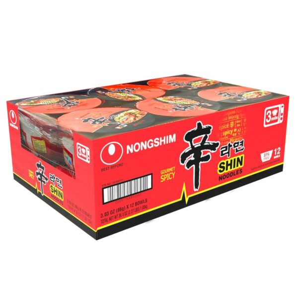 Nongshim Ramen Noodles, Gourmet Instant Ramen bowl, Premium ...