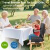 Toddler Booster Seat for Kitchen Chair, 2-in-1 Dining Table ...