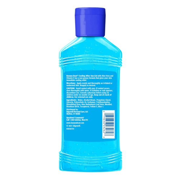 Banana Boat Cooling After Sun Gel, 8oz | Aloe Vera and Vitam...