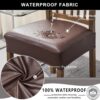 NILUOH Waterproof Seat Covers for Dining Room Chairs Set of ...