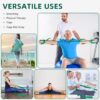 Stretching Strap Yoga Straps for Physical Therapy, 10 Loops ...
