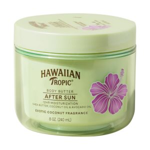 Hawaiian Tropic After Sun Body Butter with Coconut Oil, 8oz ...