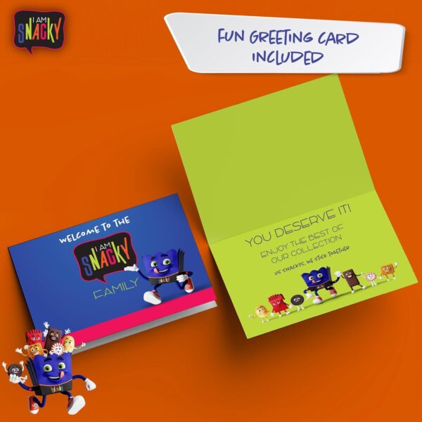 I AM Snacky - Snack Box Care Package + Greeting Card - SNACK...