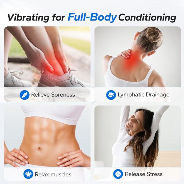 MERACH Vibration Plate Exercise Machine, Whole Body Workout ...