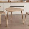 Acanva Modern Small Triangle Dining Room Table for Kitchen C...