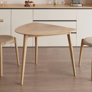 Acanva Modern Small Triangle Dining Room Table for Kitchen C...