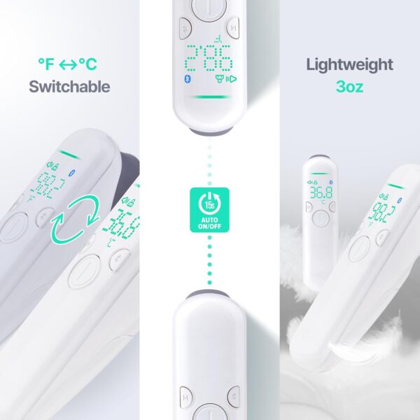 No Touch 4-in-1 Medical Grade Infrared Forehead Thermometer ...