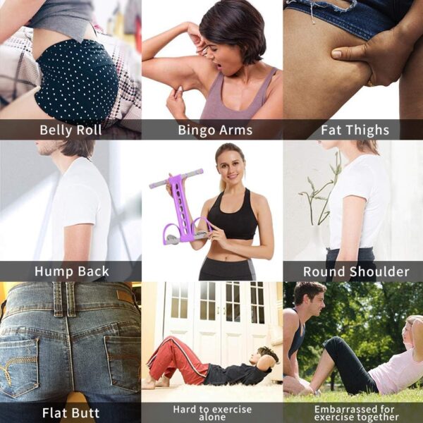 Yoga Pedal Resistance Band Elastic Pull Rope Fitness Sit-up ...