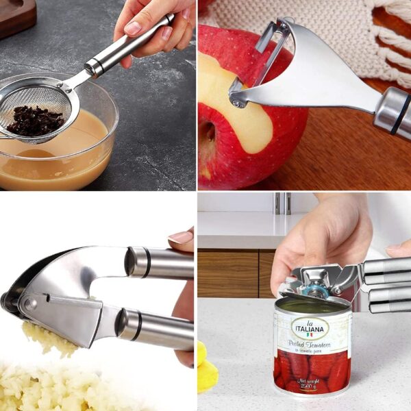Kitchen Utensils Set- 35 PCs Cooking Utensils with Grater,To...