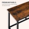 HOOBRO Dining Bench, 47.2 Inch Dining Table Bench, Industria...