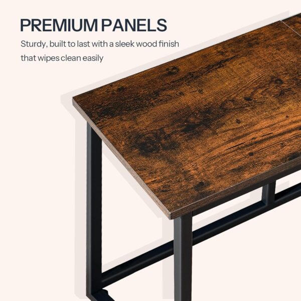 HOOBRO Dining Bench, 47.2 Inch Dining Table Bench, Industria...