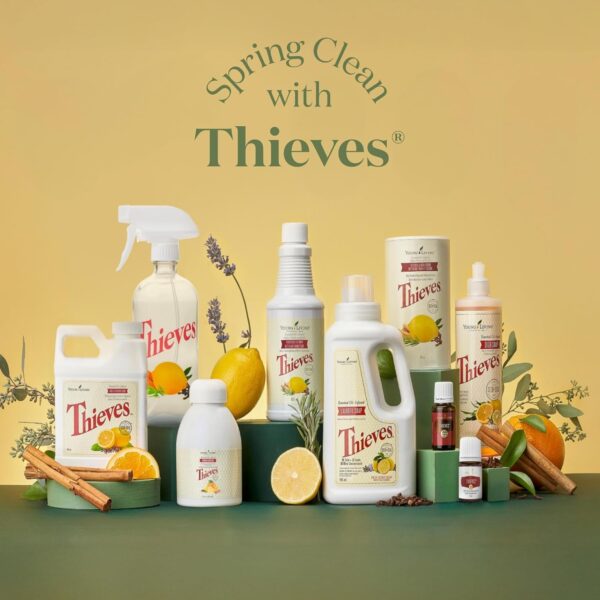 Young Living Thieves Household Cleaner 14.4 oz, Plant-Based ...