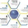 ProBody Pilates Ball 9 Inch - Small Exercise Ball for Stabil...