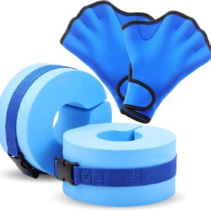 Water Aerobics Set for Aquatic Exercise 1 Pair Swimming Glov...
