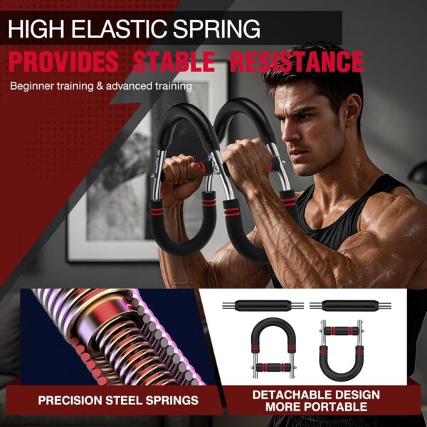 Adjustable Power Twist Arm Trainer (30-120 lbs), Chest and F...