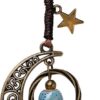 MINACHI Vintage Bohemian Hippie Ceramic Beads Crescent Moon ...