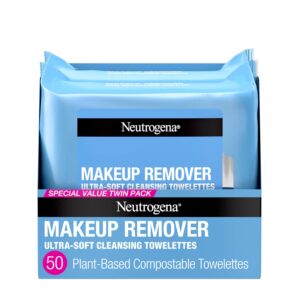 Neutrogena Makeup Remover Wipes, Daily Facial Cleanser Towel...