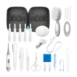Baby Healthcare and Grooming Kit, 21 in 1 Portable Baby Esse...
