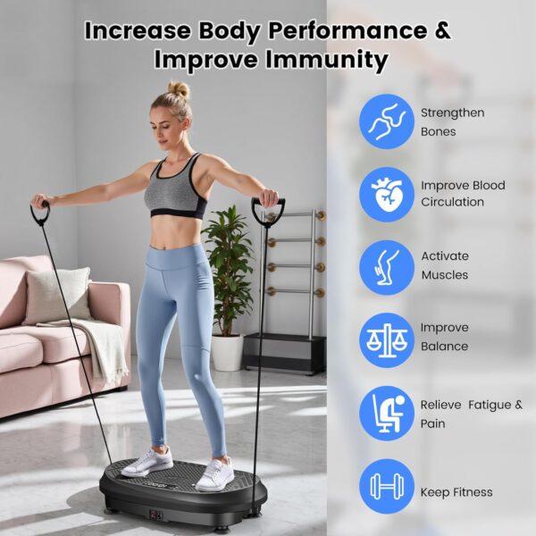 Vibration Plate Exercise Machine, Vibrating Fitness Platform...