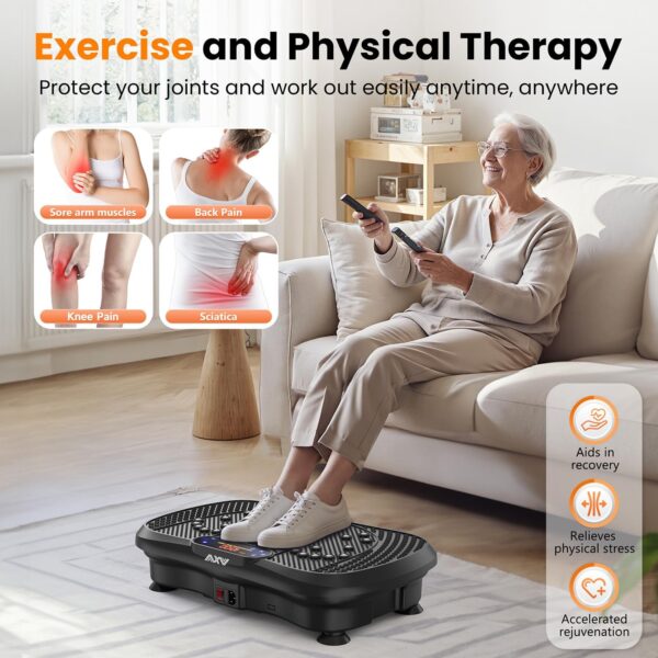 AXV Vibration Plate Fitness Platform Exercise Machine Vibrat...