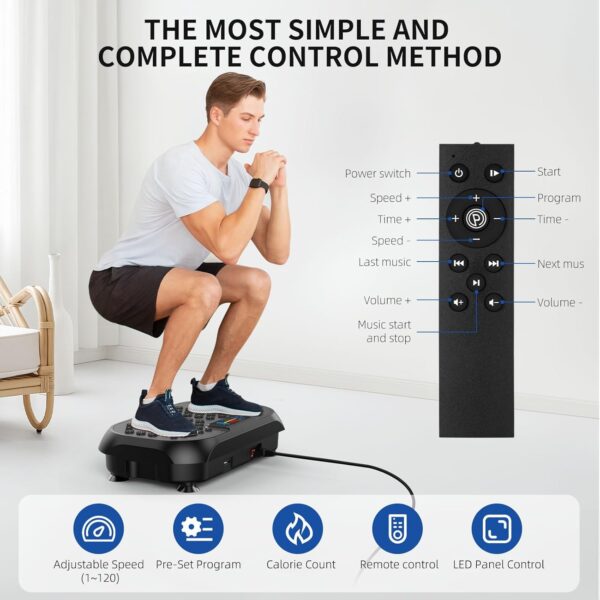 Vibration Plate Exercise Machine - CrazyFeb Vibration Plate ...