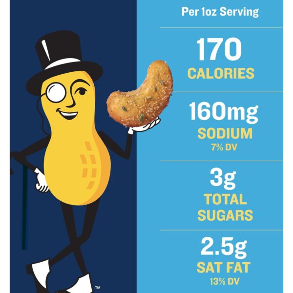 PLANTERS Cashews Rosemary & Sea Salt - Trail Mix Snack Packs...