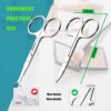 Facial Hair Small Grooming Scissors For Men Women - Eyebrow,...