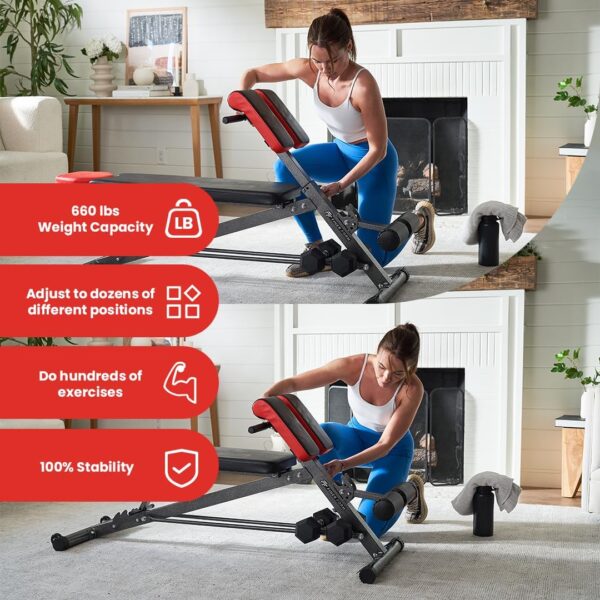 Finer Form Multi-Functional Weight Bench for Full All-in-One...