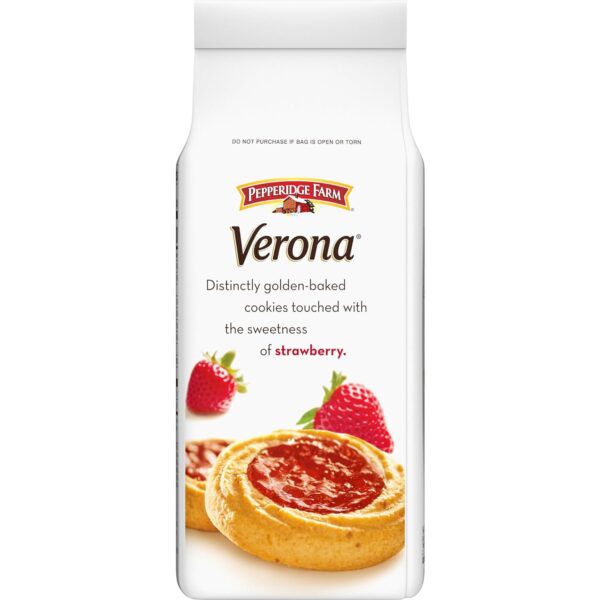 Pepperidge Farm Verona Strawberry Thumbprint Cookies, 6.75 O...