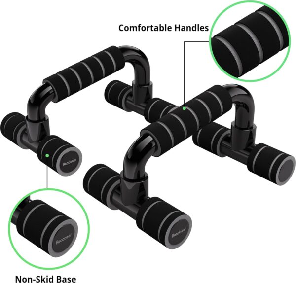 READAEER Push Up Bars Gym Exercise Equipment Fitness 1 Pair ...