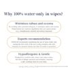 Mini Travel Wipes - 100% Water - Individually Wrapped - For ...