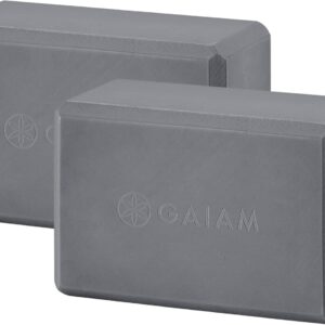 Gaiam Yoga Block - Supportive Latex-Free Eva Foam - Soft Non...