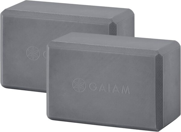 Gaiam Yoga Block - Supportive Latex-Free Eva Foam - Soft Non...