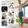 5 Pcs Professional Resistance Bands. Latex-Free, Elastic Ban...