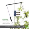 Gaiam Restore Pilates Bar Reformer Kit - Home Fitness Equipm...