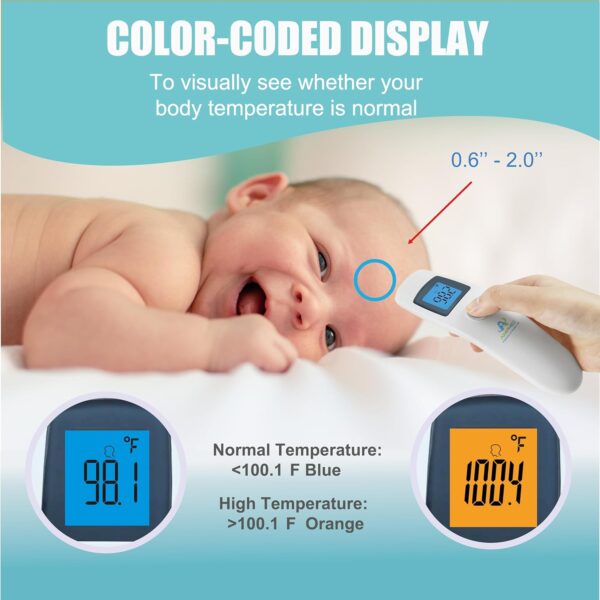 Amplim Non-Contact Forehead Thermometer for Kids and Adults ...