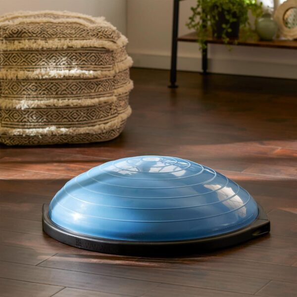 Bosu Balance Ball Exercise Trainer, Home Gym Equipment w/ Gu...