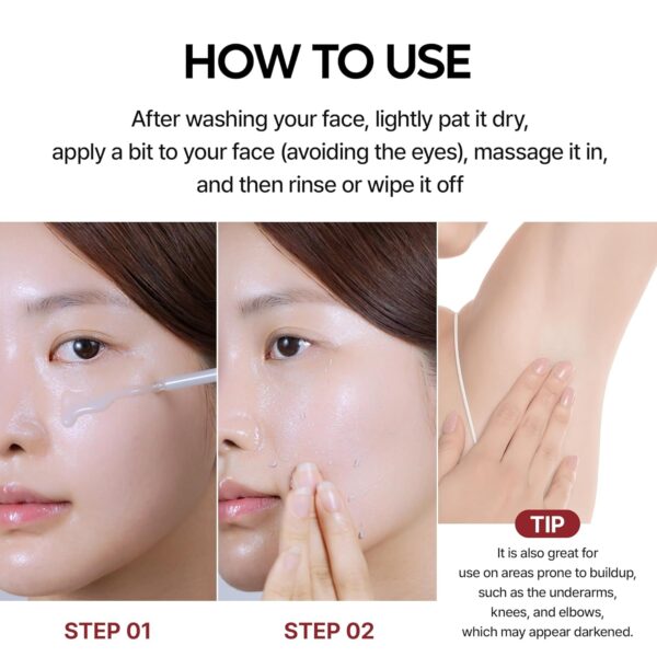 Peel Shot Glow White Rice Peeling Ampoule, Soft Exfoliating ...