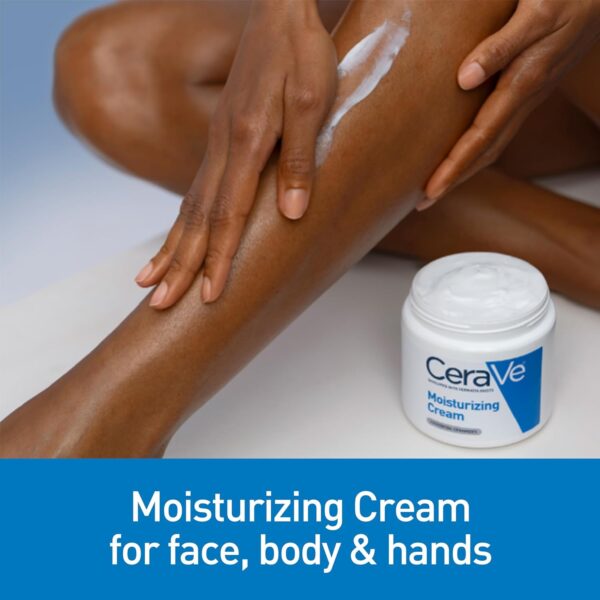 CeraVe Moisturizing Cream, Body and Face Moisturizer for Dry...