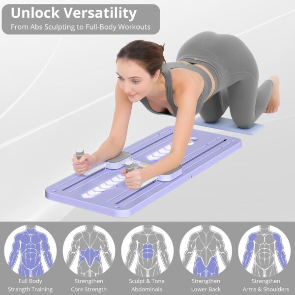 JANUA Pilates Board - Pilates Reformer Set, Multi-Purpose Fo...