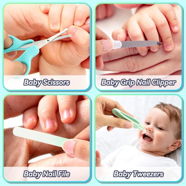 Baby Healthcare and Grooming Kit, 14 in 1 Baby Safety Set Ne...