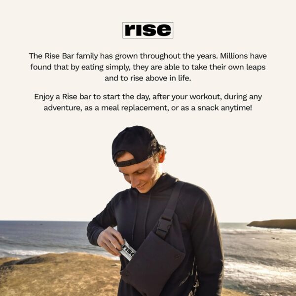 Rise Whey Protein Bars - Honey Cinnamon | Breakfast Bar & Pr...