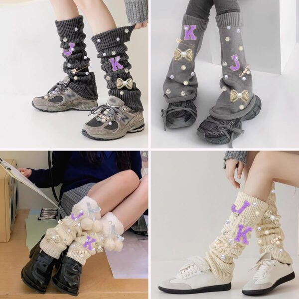 sheoklips 88 Pcs DIY Charms for Socks Safety Brooch Pins Soc...