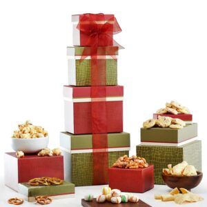 Broadway Basketeers 4 Box Gourmet Food | Tower Snacks | for ...